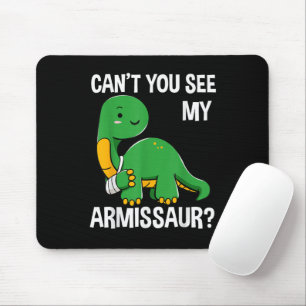 Alfombrilla De Ratón Armissaur Huesos Rotos Lesión en el Brazo Dinosaur