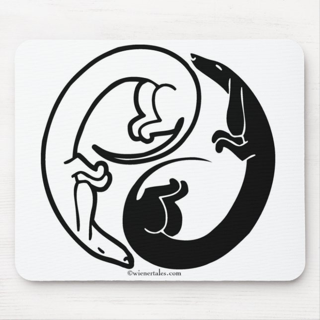 Alfombrilla De Ratón Armonía canina Mousepad (Frente)