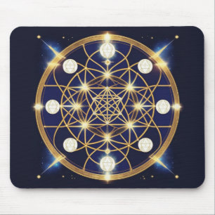 Alfombrilla De Ratón Armonía Celestial – La Luz Dentro de la Cuadrícula