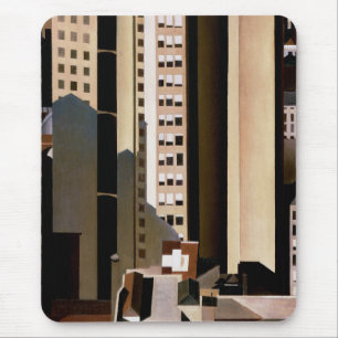 Alfombrilla De Ratón Arquitectura antigua, rascacielos por Sheeler, 192