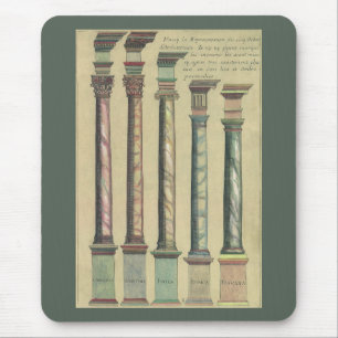 Alfombrilla De Ratón Arquitectura de época, los 5 pedidos arquitectónic