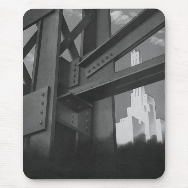 Alfombrilla De Ratón Arquitectura de rascacielos de construcción de ace (Frente)