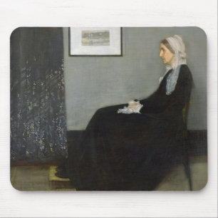 Alfombrilla De Ratón Arreglo en No.1 gris y negro