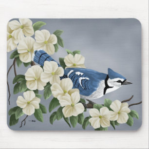 Alfombrilla De Ratón Arrendajo azul Mousepads