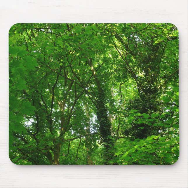 Alfombrilla De Ratón Arriba en los árboles (Frente)