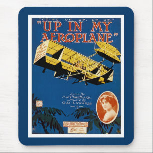 Alfombrilla De Ratón Arriba en mi avión