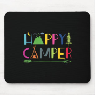 Alfombrilla De Ratón Arrow Camper Happy Summer Camp Camping Gift Hombre