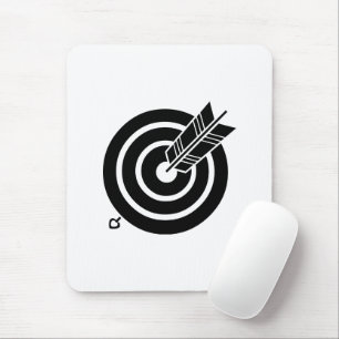 Alfombrilla De Ratón Arrow golpeó las almohadillas de ratón redondeadas