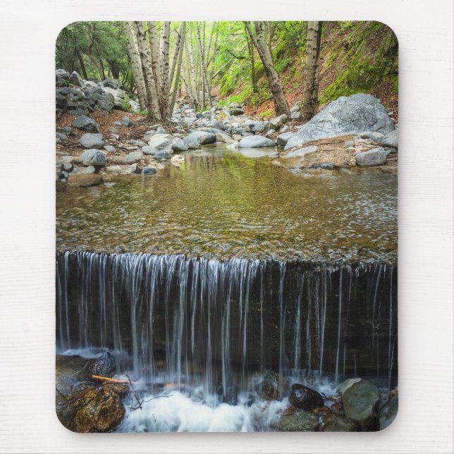 Alfombrilla De Ratón Arroyo Waterfall Nature Photography Art Print (Frente)