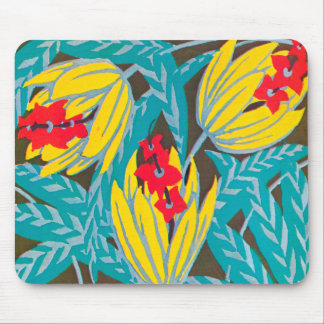 Alfombrilla De Ratón Art déco floral Mousepad #2