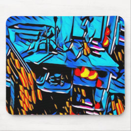 Alfombrilla De Ratón Art. del almuerzo del área de trabajo