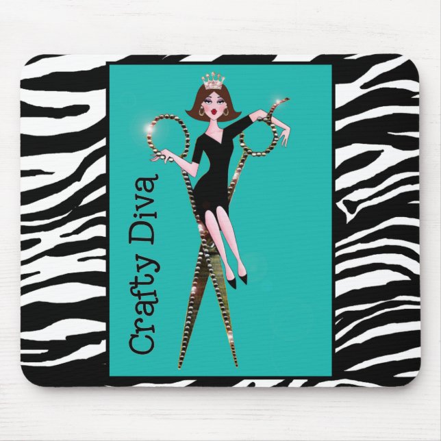 Alfombrilla De Ratón Art Diva Mousepad (Frente)