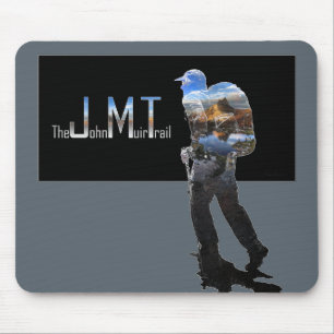 Alfombrilla De Ratón Art - Hiker Silhouette - John Muir Trail Text