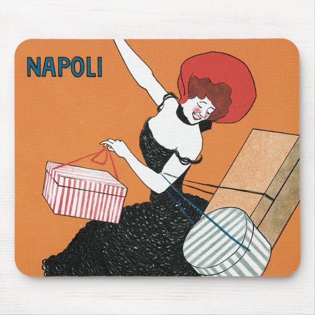 Alfombrilla De Ratón Art Nouveau Magazzini Italiani de Capiello (Frente)