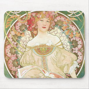 Alfombrilla De Ratón Art Nouveau vintage, Champenois, de Alphonse Mucha