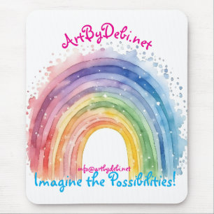 Alfombrilla De Ratón ArtbyDebi.net Arcoiris