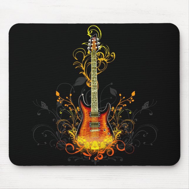 Alfombrilla De Ratón Arte 1 Mousepad de la guitarra (Frente)