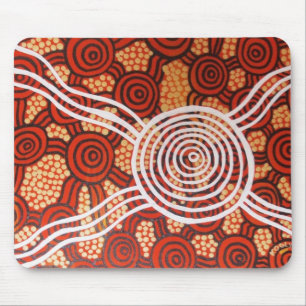 Alfombrilla De Ratón Arte aborigen Corroboro II