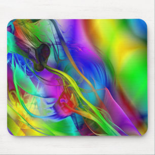 Alfombrilla De Ratón Arte abstracto del humo