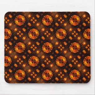 Alfombrilla De Ratón Arte abstracto elegante boho moderno dorado Patrón