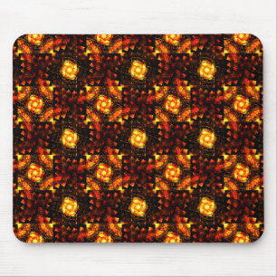 Alfombrilla De Ratón Arte abstracto elegante boho moderno dorado Patrón