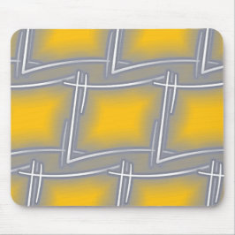 Alfombrilla De Ratón Arte abstracto rectangular gris