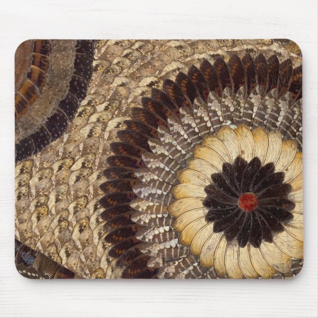 Alfombrilla De Ratón Arte africano Mousepad - art déco del ala de la (Frente)