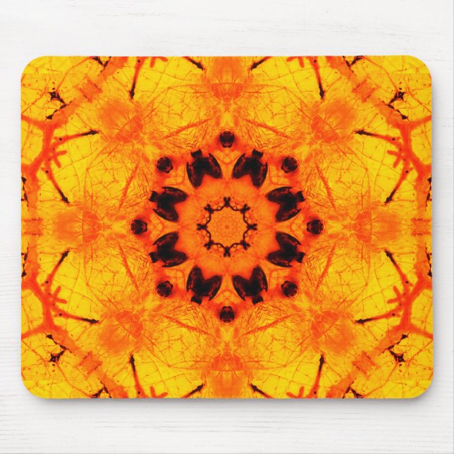 Alfombrilla De Ratón Arte Amber Mandala (Frente)