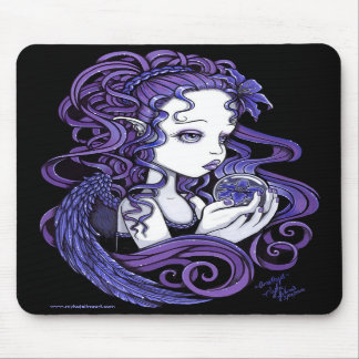 Alfombrilla De Ratón Arte "Amethyst" Mousepad del ángel de la bola de