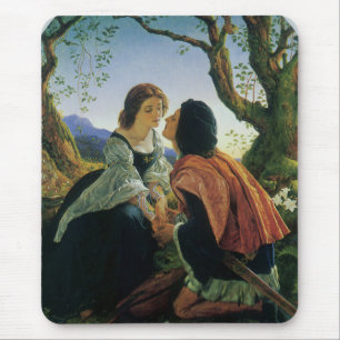 Alfombrilla De Ratón Arte Antiguo, Amantes al Atardecer, Sir Joseph Noe