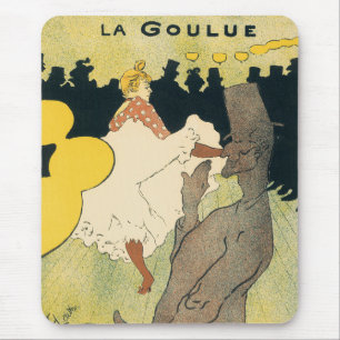 Alfombrilla De Ratón Arte Antiguo Modernista, La Goulue por Toulouse La