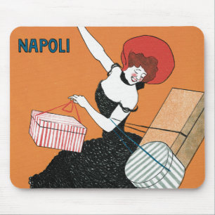 Alfombrilla De Ratón Arte Antiguo Modernista Magazzini Italiani por Cap