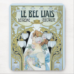 Alfombrilla De Ratón Arte Antiguo Nouveau Le Bec Liais, Privat Livemont
