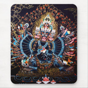 Alfombrilla De Ratón Arte budista tibetano (Chemckok Heruka)