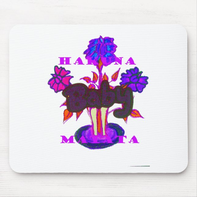 Alfombrilla De Ratón Arte cardíaco keniano: Amo a Kenia (Frente)