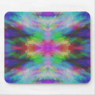 Alfombrilla De Ratón Arte colorido de estilo Tie Dye