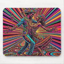 Arte de Baile Tango Salsa Psicodélico