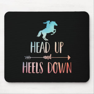 Alfombrilla De Ratón Arte De Caballo Para Mujeres Chicas Caballo Lover