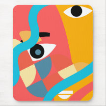 Arte de Cara Abstracto y Vívido