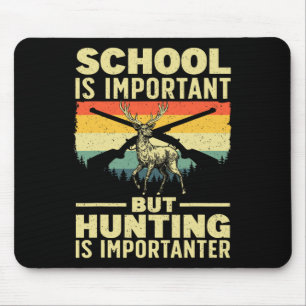 Alfombrilla De Ratón Arte De Caza Gracioso Para Hombres De Niños Deer H