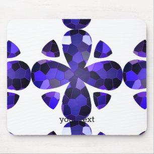 Alfombrilla De Ratón Arte de color, azul
