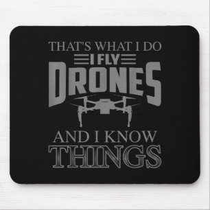 Alfombrilla De Ratón Arte de Drone Divertido para Hombres Mujeres Niños