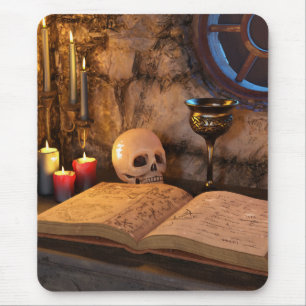 Alfombrilla De Ratón Arte de estudio a la luz de las velas de la academ