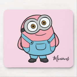 Alfombrilla De Ratón Arte de fanático de Minion Rosa Animado