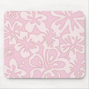 Alfombrilla De Ratón Arte de flores rosadas pastel