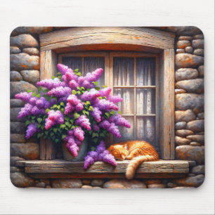 Alfombrilla De Ratón Arte de gato