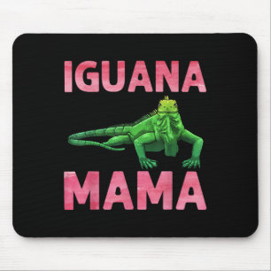 Alfombrilla De Ratón Arte De Iguana Para Mamá Chicas Mujeres Reptile Ig