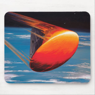 Alfombrilla De Ratón Arte de la cápsula espacial del módulo de comando