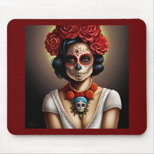 Alfombrilla De Ratón Arte de La Catrina