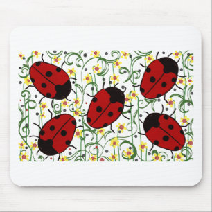Alfombrilla De Ratón Arte de Ladybug